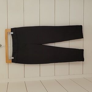 LOFT ANN TAYLOR 0 petite riviera cropped black pants